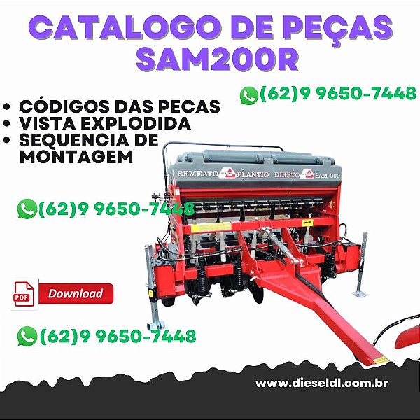 CATALOGO DE PEÇAS SAM200R PLANTADEIRA SAM