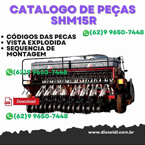 CATALOGO DE PEÇAS PLANTADEIRA SHM15R SEMEATO