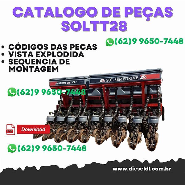 CATALOGO DE PEÇAS  SOLTT28 PLANTADEIRA
