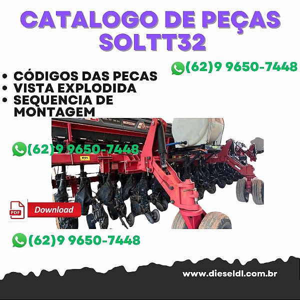 CATALOGO DE PEÇAS  SOLTT32 PLANTADEIRA