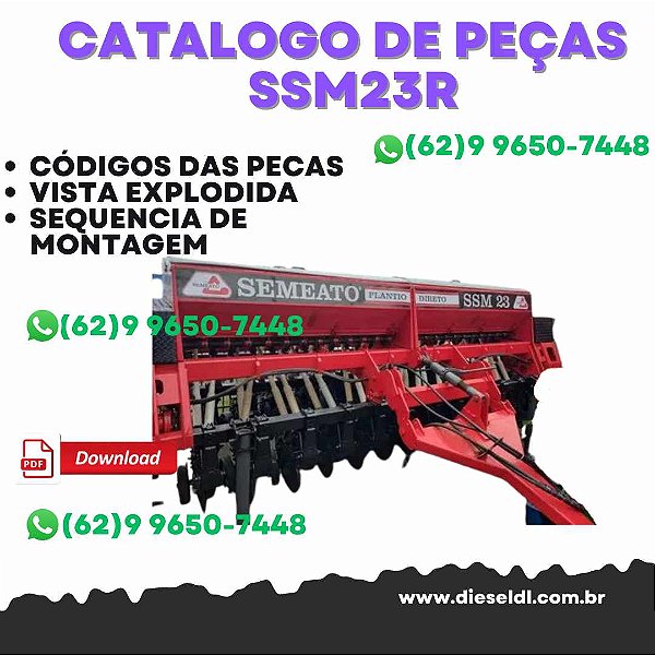 CATALOGO DE PEÇAS SSM23R  PLANTADEIRA