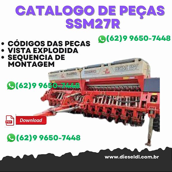 CATALOGO DE PEÇAS SSM27R  PLANTADEIRA