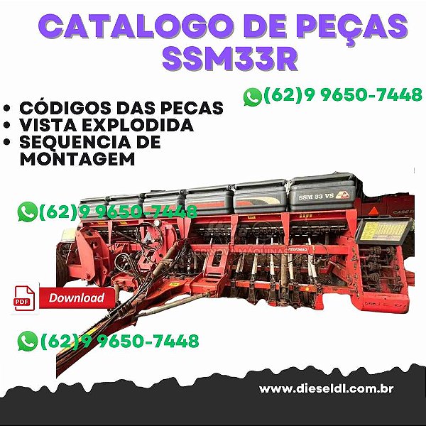 CATALOGO DE PEÇAS SSM33R  PLANTADEIRA