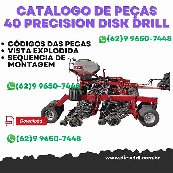 CATALOGO DE PEÇAS 40 PRECISION DISK DRILL