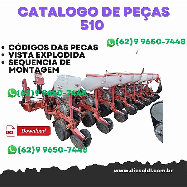 CATALOGO DE PEÇAS 510 SEMEADOR DE CEREAIS