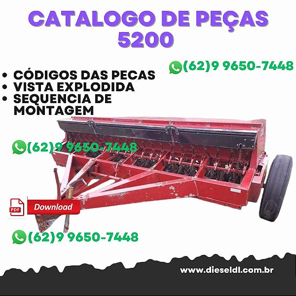CATALOGO DE PEÇAS 5200 SEMEADOR DE CEREAIS