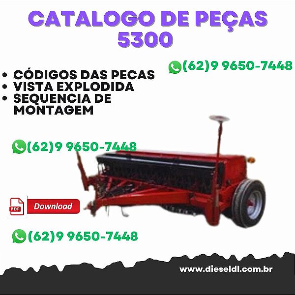 CATALOGO DE PEÇAS 5300 SEMEADOR DE CEREAIS CASE IH