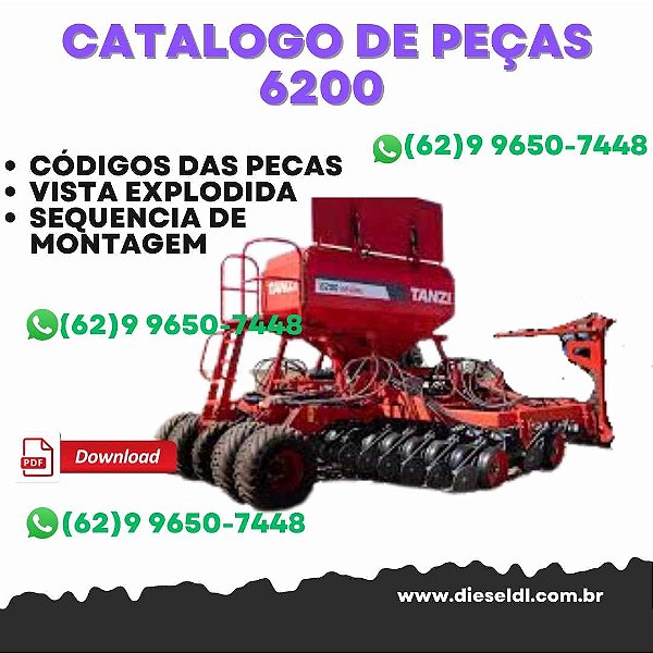 CATALOGO DE PEÇAS 6200 SEMEADOR DE CEREAIS