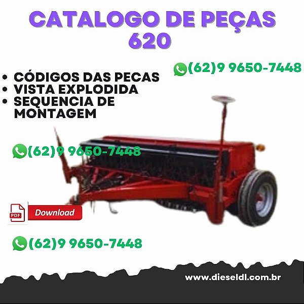 CATALOGO DE PEÇAS 620 SEMEADOR DE CEREAIS