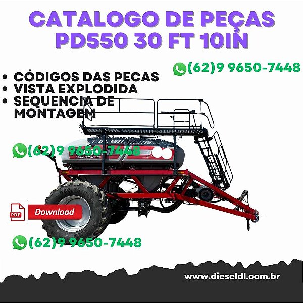 CATALOGO DE PEÇAS PD550 30 FT 10IN