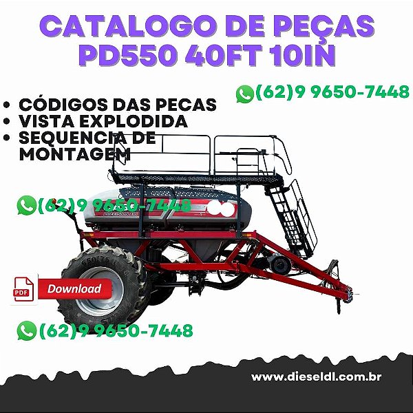 CATALOGO DE PEÇAS PD550 40FT 10IN