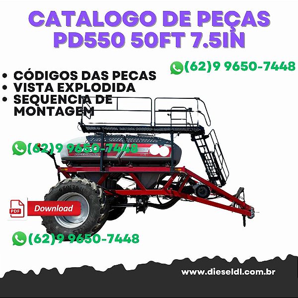 CATALOGO DE PEÇAS PD550 50FT 7.5IN