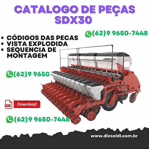 CATALOGO DE PEÇAS SDX30 SEMEADORA PNEUMÁTICA