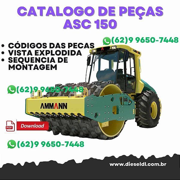 CATÁLOGO DE PEÇAS ROLO ASC 150  AMMANN