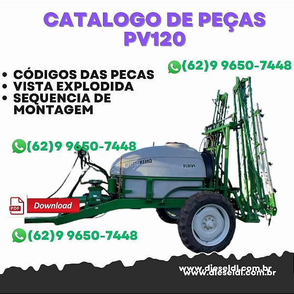 CATÁLOGO DE PEÇAS  PULVERIZADOR PV1020-18/20  GREENSYSTEN