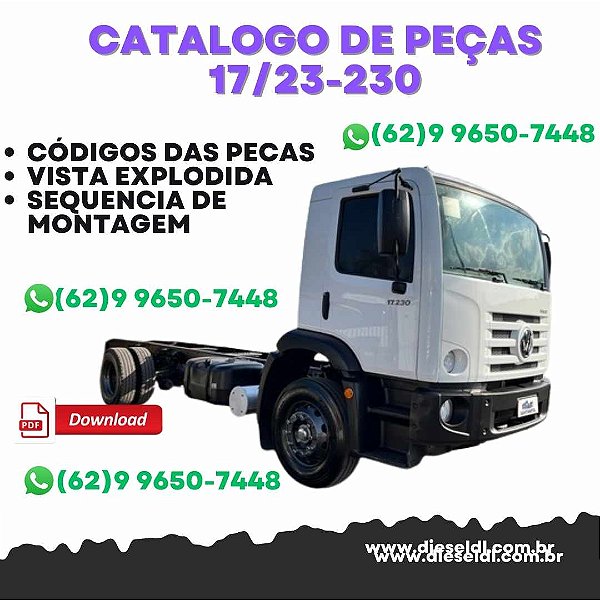 CATÁLOGO DE PEÇAS CAMINHÃO  17/23-230 EURO V - 2015  VW