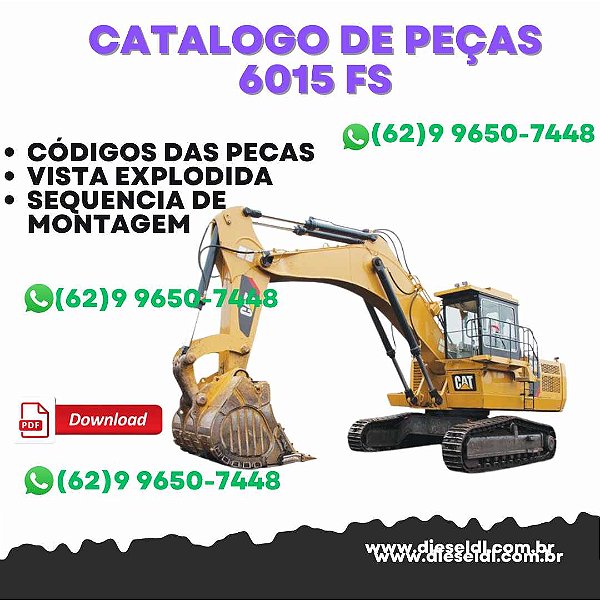CATÁLOGO DE PEÇAS PÁ HIDRÁULICA 6015 FS  CATERPILLAR