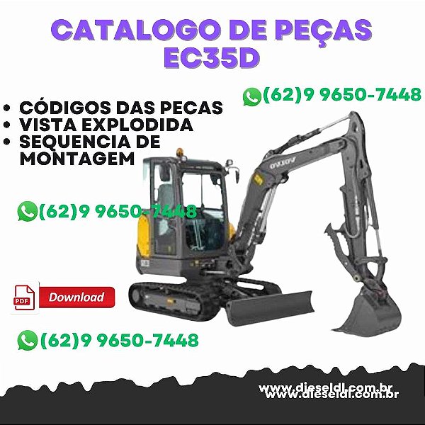 CATÁLOGO DE PEÇAS MINI ESCAVADEIRA EC35D VOLVO