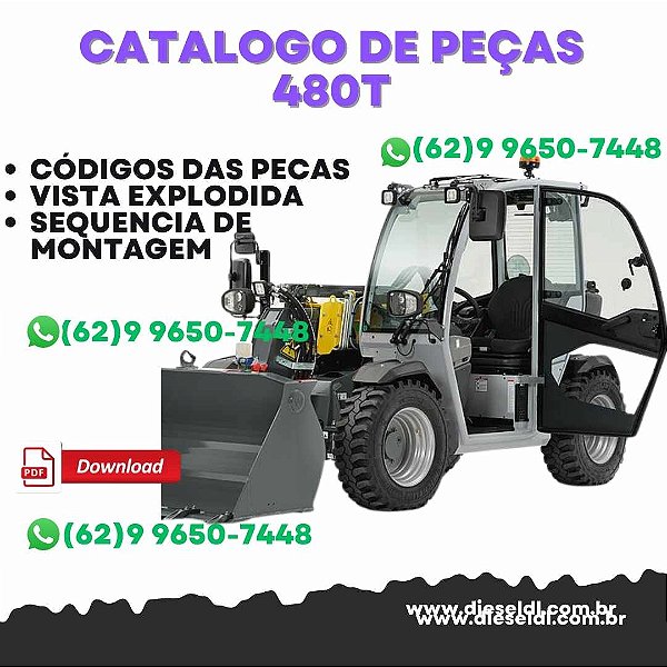CATÁLOGO DE PEÇAS MANIPULADOR TELESCÓPICO 480T WACKER NEUSON