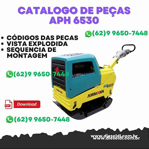 CATÁLOGO DE PEÇAS COMPACTADORA  APH 6530 AMMANN