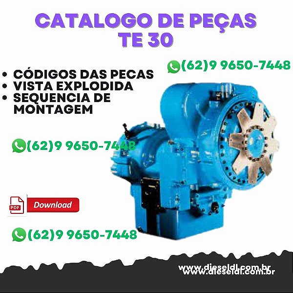 CATÁLOGO DE PEÇAS  TRANSMISSÃO 157TE30510-1  TE30 DANA