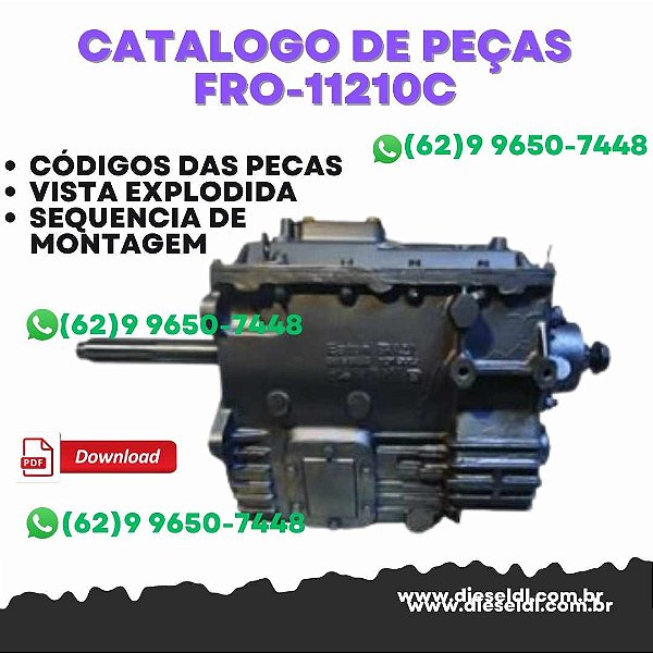 CATÁLOGO DE PEÇAS  TRANSMISSÃO FRO-11210C EATON FULLER