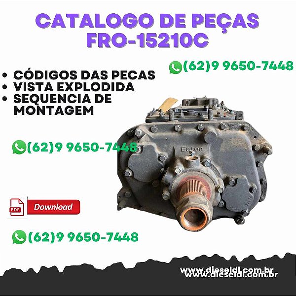 CATÁLOGO DE PEÇAS  TRANSMISSÃO FRO-15210C EATON FULLER