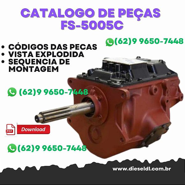CATÁLOGO DE PEÇAS TRANSMISSÃO FS-5005C-2011 EATON FULLER