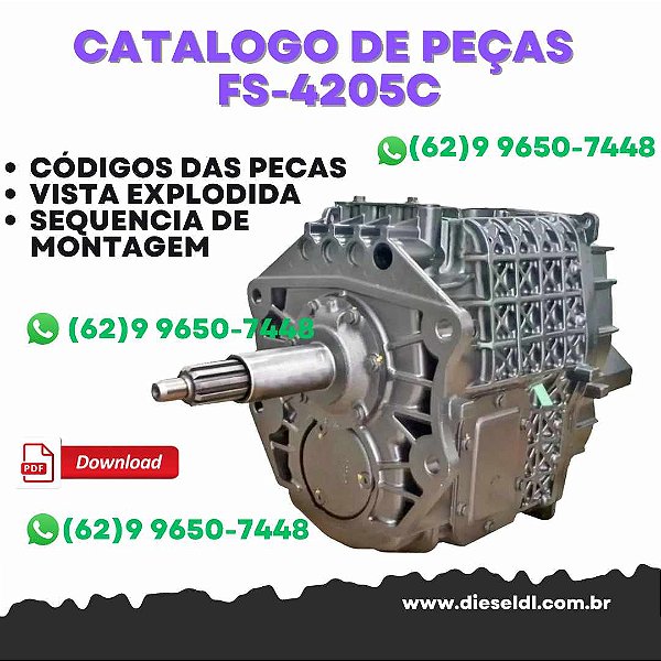 CATÁLOGO DE PEÇAS  TRANSMISSÃO FS-4205C - 2011 EATON FULLER
