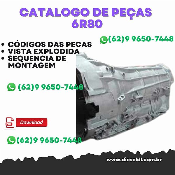 CATÁLOGO DE PEÇAS   TRANSMISSÃO  6R60/6R80