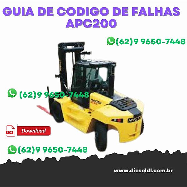 GUIA DE CODIGO DE FALHAS APC200  HYSTER