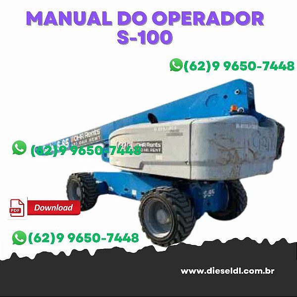 MANUAL DO OPERADOR   ELEVADOR S-100, S-105, S-120, S-124 GENIE