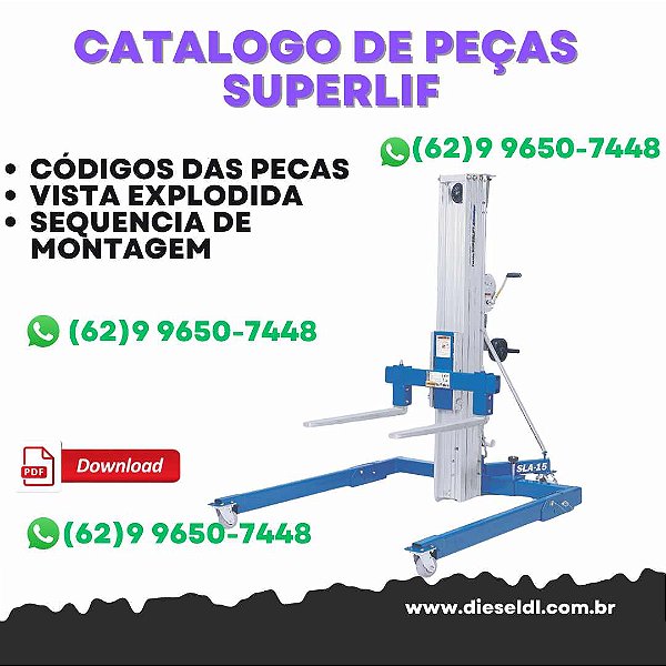 CATÁLOGO DE PEÇAS SUPERLIFT ADVANTAGE GENIE