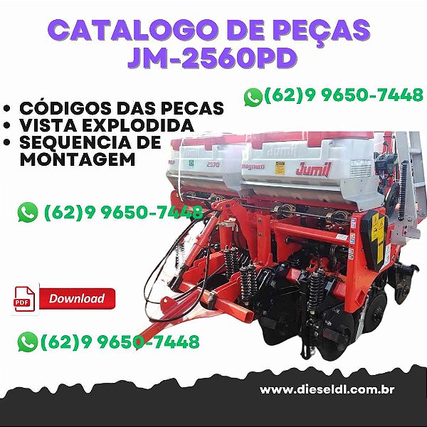 CATÁLOGO DE PEÇAS  PLANTADEIRA JM-2560PD SA   JUMIL