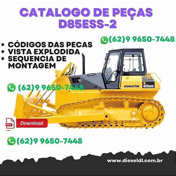 CATÁLOGO DE PEÇAS BULLDOZER D85ESS-2  KOMATSU
