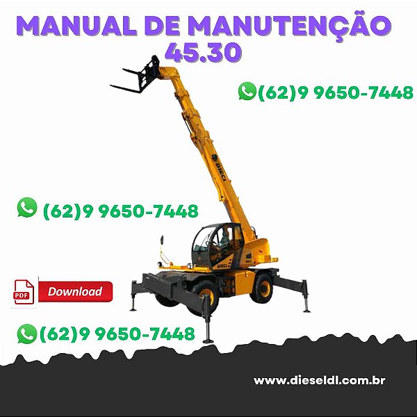 MANUAL DE  MANUTENÇÃO  MANIPULADOR TELESCÓPICO PEGASUS 45.30  DIECI