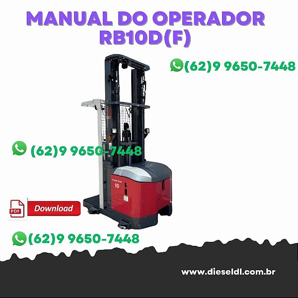 MANUAL DO OPERADOR EMPILHADEIRA RB10D(F) - RB15D(F) 70 SERIES NICHIYU