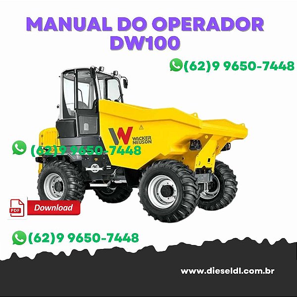 MANUAL DO OPERADOR DUMPERS DW60, DW90, DW100  WACKER NEUSON