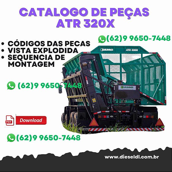 CATÁLOGO DE PEÇAS TRANSBORDO ATR 320X - 8X4 - 2022  GRUNNER