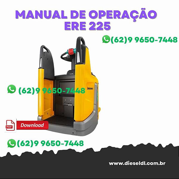 MANUAL DE OPERAÇÃO JUNGHEINRICH  ERE 225  PALLET