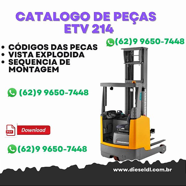 CATÁLOGO DE PEÇAS  EMPILHADEIRA ETV 214 JUNGHEINRICH
