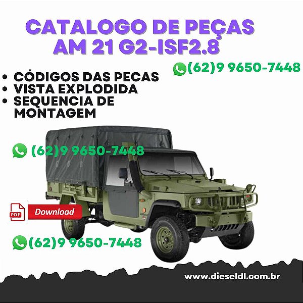 CATÁLOGO DE PEÇAS  MARRUÁ AM 21 G2 - ISF 2.8 EURO III AGRALE