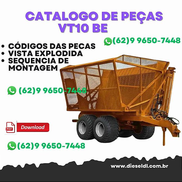 CATÁLOGO DE PEÇAS  TRANSBORDO VT-10 BE SANTAL