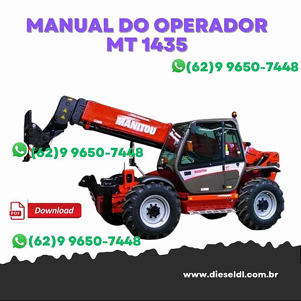 MANUAL DO OPERADOR MANIPULADOR TELESCÓPICO MT 1435/ MT1440/ MT 1840 EASY  MANITOU