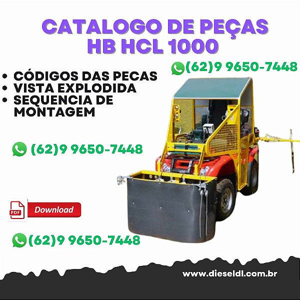 CATÁLOGO DE PEÇAS HERBICICLO  HB HCL 1000 PULV  DUO