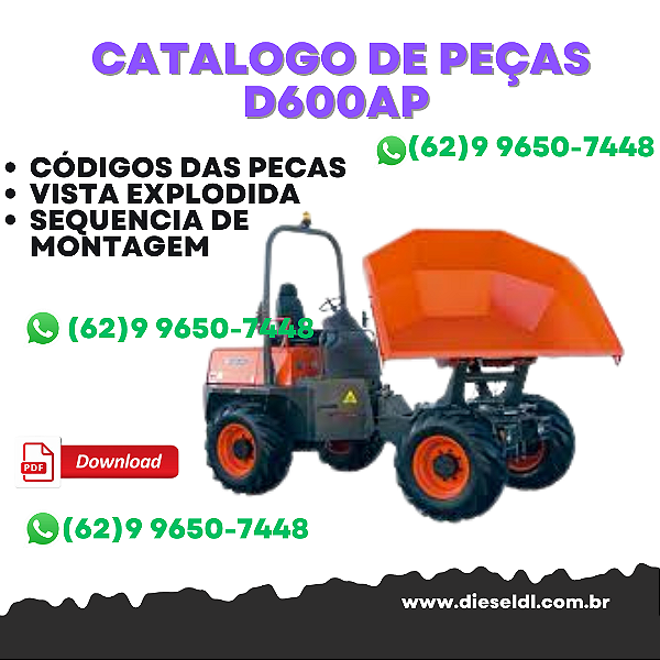 CATÁLOGO DE PEÇAS  DUMPERS D600AP AUSA