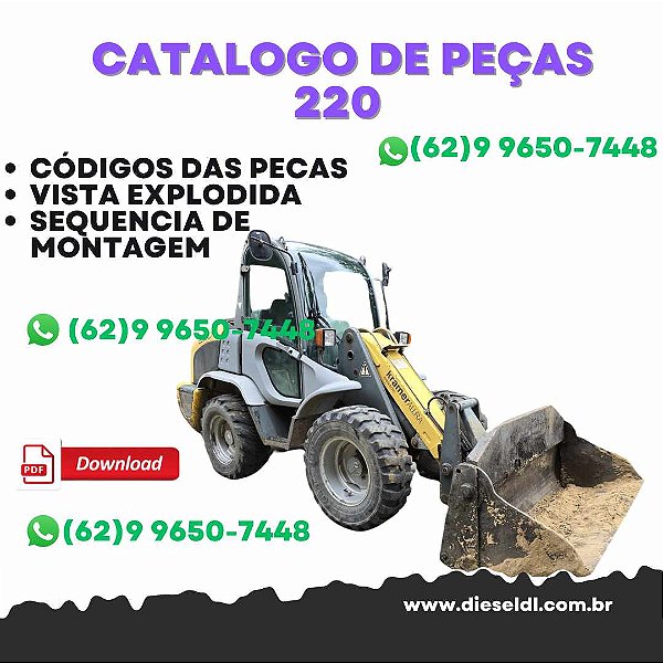 CATÁLOGO DE PEÇAS CARREGADEIRA  220 ALLRAD  KRAMER