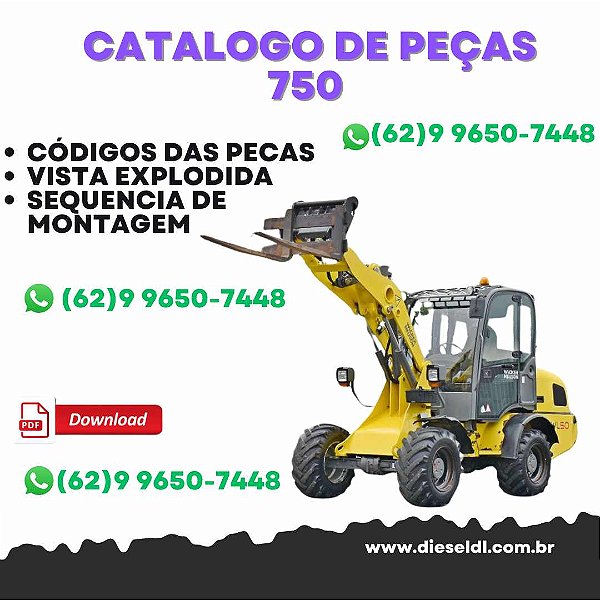 CATÁLOGO DE PEÇAS CARREGADEIRA  750  WACKER NEUSON