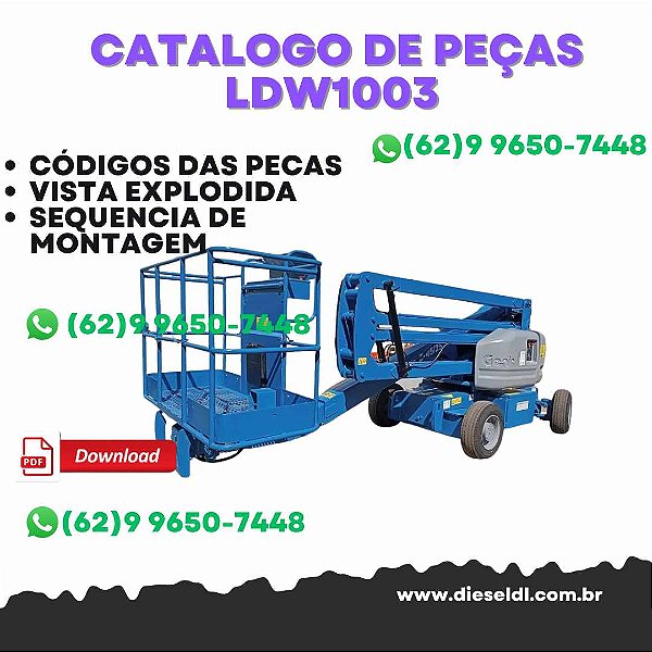CATÁLOGO DE PEÇAS PLATAFORMA  Z-45/25 - Z-45/25J GENIE