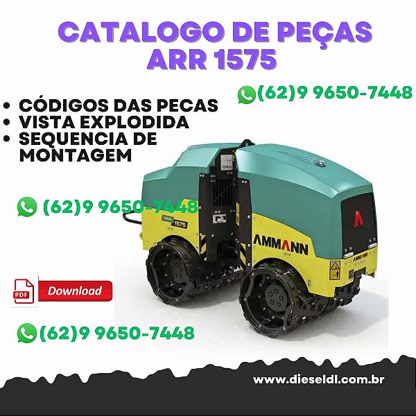 CATÁLOGO DE PEÇAS  COMPACTADOR ARR 1575 AMMANN